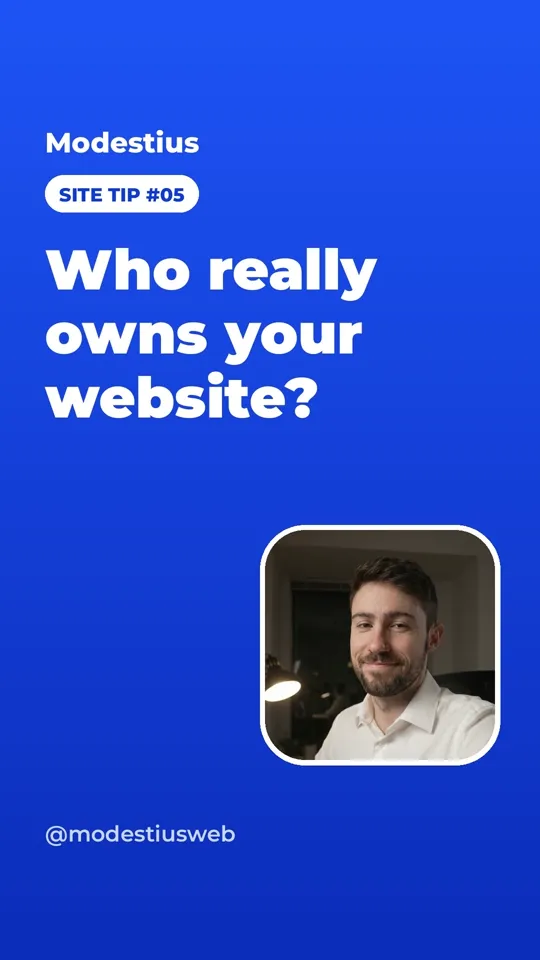 Who really owns your website?