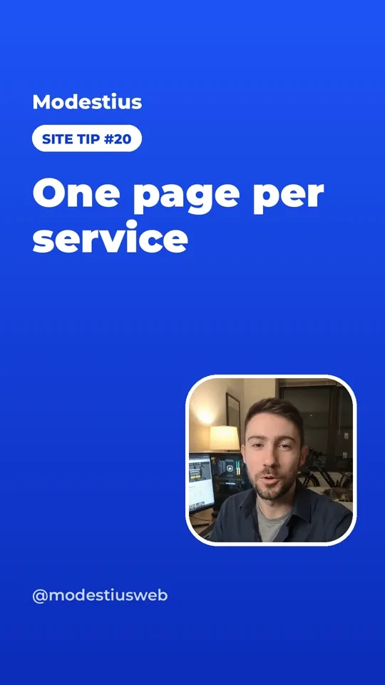 One page per service