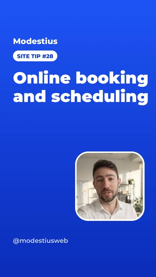 Online booking and scheduling